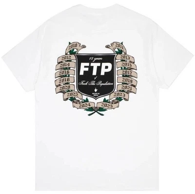 FTP 15 Year 15th Anniversary Graphic Logo Tee T-Shirt White Size X-Large (XL) - Image 1 of 3
