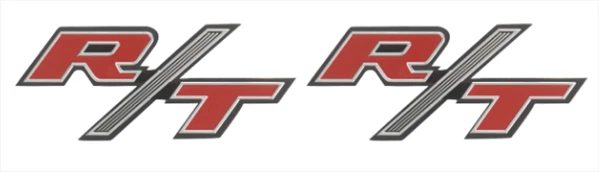 Cargador y cuchara lateral Coronet 1970 emblemas R/T.  1 par de cinta trasera. Foto 1 de 1