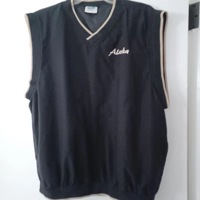 Chaleco de golf Fahrenheit negro para hombre/chaqueta sin mangas pulóver grande nuevo sin etiquetas Foto 1 de 4