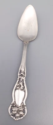 Vintage WM Rogers & Son AA Pat Nov 29. 1910 Orange Blossom  6" Fruit Spoon - Image 1 of 4