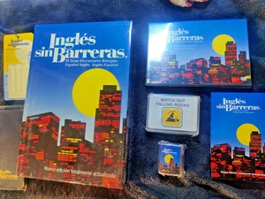 Inglés Sin Barreras Learning Bundle – Multiple Items – Sealed & Complete! - Foto 1 di 4