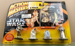 STAR WARS 1994 Kenner Action Masters Die Cast Metal Figures Collector Cards NEW - Picture 1 of 2
