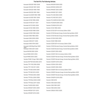 Tapón de llenado de aceite Tusk negro para KAWASAKI KX65 2000-2009,2011-2023 Foto 1 de 4