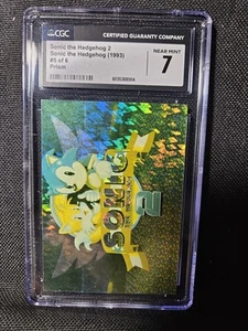 1993 Topps - Sonic the Hedgehog 2 - Prism - #5 Of 6 CGC 7 NM - Picture 1 of 2