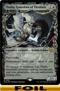 1x - Thalia, Guardian of Thraben - FOIL SHOWCASE #07 - Multiverse Legends MTG - Picture 1 of 1