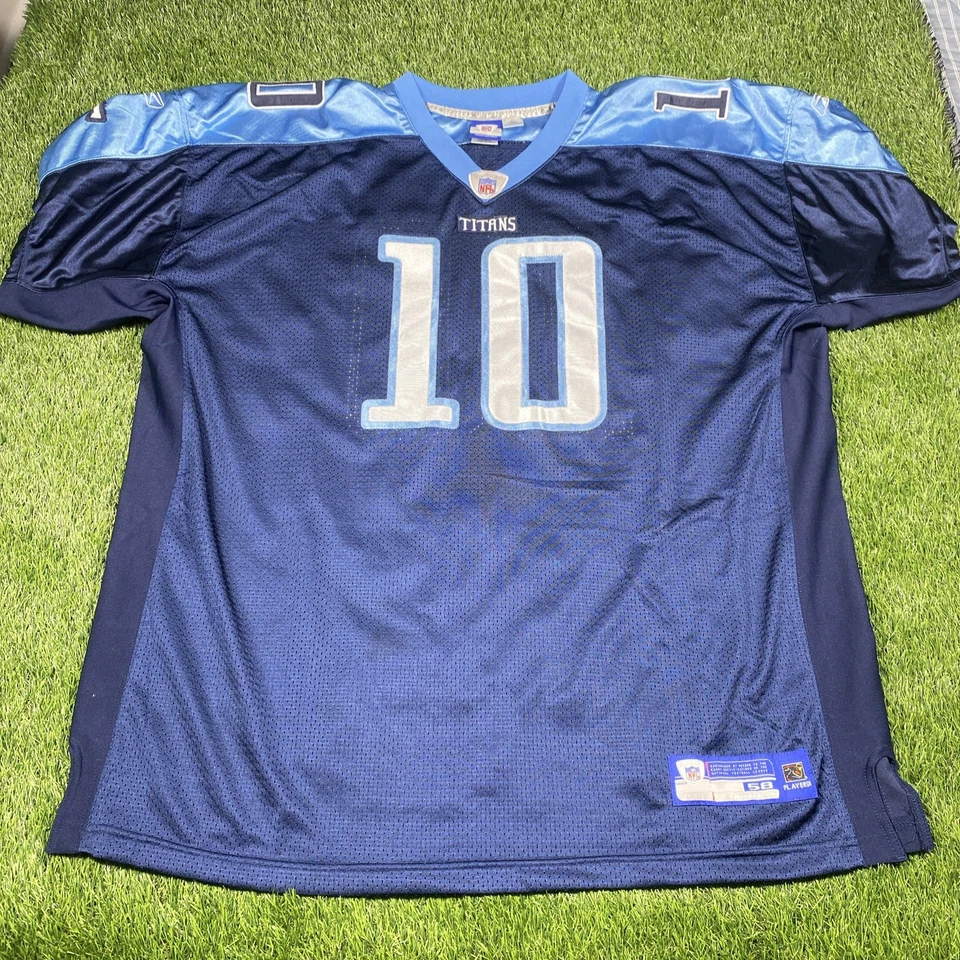 Vince Young Tennessee Titans Reebok Jersey Mens 58 Stitched NFL Football #10  - Image 1 of 4