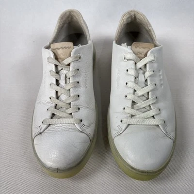 Ecco Tray Hydromax 高尔夫女式 39 码 EU 8-8.5US 皮鞋 无钉 — 第 1/4 张图片