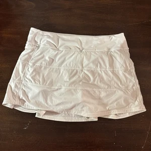Falda blanca para mujer Lululemon Pace Rival talla 10 alta - Imagen 1 de 10