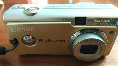 Canon PowerShot A400 3.2MP Compact Digital Camera Tested Working Japan - Image 1 of 4