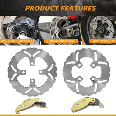 Rotores de freno delanteros traseros pastillas Grom MSX 125 2013-2020 Monkey 125 19-24 para Honda Foto 1 de 4