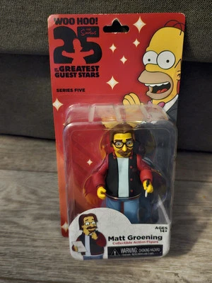 Figura NECA Simpsons 25 Aniversario Grandes Invitados Serie 5 Matt Groening NUEVA Foto 1 de 3