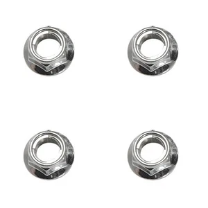 (4PK) Tusk Flange Locking Lug Nut 10mm x 1.25mm Thread Pitch w/14mm Head For Kaw - Picture 1 of 4