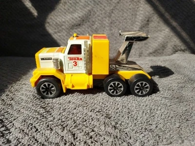 Camión de embrague Tonka Poppers GMC General amarillo 101 de colección, Foto 1 de 4