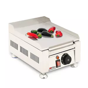 Flat Top Griddle | Compact Teppanyaki Grill | Manual | 110V (12.59" x 11.02") - Picture 1 of 7
