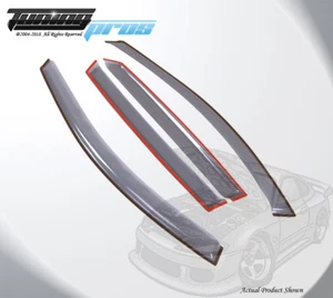 Deflector de visera de lluvia gris claro 4 piezas canal de salida para Hyundai Veracruz 2007-2012 - Imagen 1 de 4