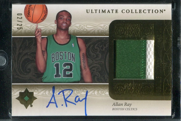 2007 UD ULTIMATE COLLECTION ALLAN RAY #URAP-AR CELTICS /25 ROOKIE AUTO BJ3 - Image 1 of 1