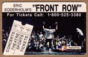 Tickets "Front Row" für Konzerte, Theater, Sport usw. SPECIMEN Telefonkarte - Bild 1 von 1