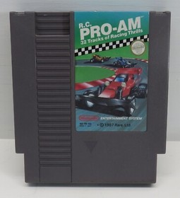 R.C. Videojuego PRO-AM para sistema Nintendo NES - Solo cartucho