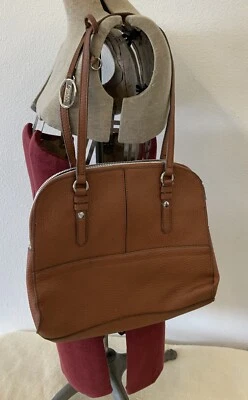 Carlos By Carlos Santana Bolso de Mano Cartera Cuero Marrón Cremallera Foto 1 de 4