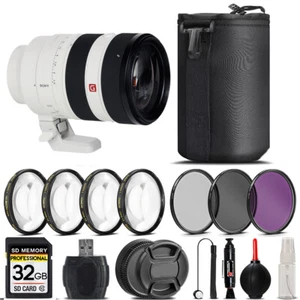 Sony FE 70-200mm f/2.8 GM OSS II Lens +4PC Macro Kit +UV, CPL, FLD Filter -32GB - Picture 1 of 8