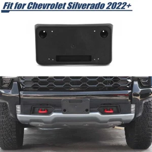 Front License Plate Frame Bracket Holder Accessories For Chevy Silverado ZR2 22+ - Picture 1 of 16