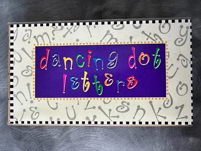 Hero Arts Dancing Dot Letters punctuation Set Rubber Stamps lower-case alphabet  - Image 1 of 4
