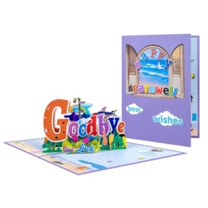 3D Greeting Card to Delivery Gratitude for Graduation Retirement - Picture 1 of 8