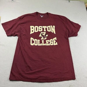 Boston College Eagles Shirt Mens XXL Red Short Sleeves Crew Neck NCAA Tee - Picture 1 of 10