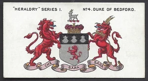 TADDY - HERALDRY SERIES - #4 DUKE OF BEDFORD - Picture 1 of 2