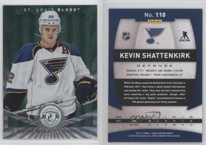 2013-14 Totally Certified Platinum Green /5 Kevin Shattenkirk #110