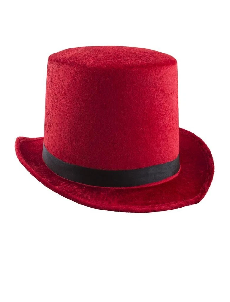 Top Hat - Red , Adult - Image 1 of 1