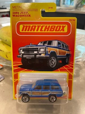 Matchbox Retro 1989 Jeep Wagoneer 21/24 - Blue - Image 1 of 2