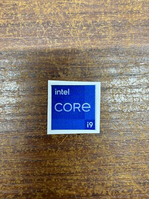 1x Intel Core i9 Desktop / Laptop sticker lab...