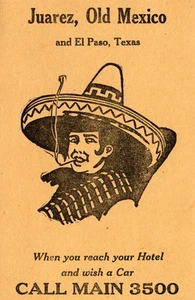 Juarez Poster, Old Mexico & El Paso Texas - Picture 1 of 1