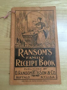 Antiguo folleto de recetas de Ransom's, 1901. M29 - Imagen 1 de 5