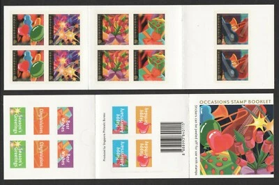SINGAPORE 2001 GREETINGS OCCASIONS BOOKLET OF 10 STAMPS SC#978a MINT MNH UNUSED - Image 1 of 3