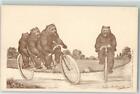 13252337 - Bern vermenschlicht Fahrrad sign. E. Lauterburg Baer 1899
