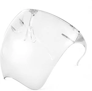 Face Shield Oversize Sunglasses Full Cover Visor Protection Clear - Picture 1 of 2