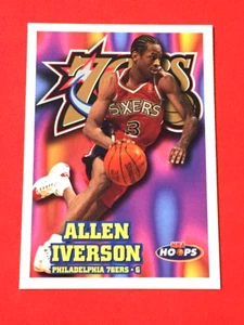 Allen Iverson 🏀 Philadelphia 76ers 🏀 1997-98 NBA Hoops Card #114 - Bild 1 von 2