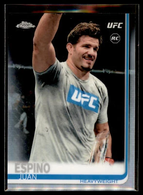 2019 Topps Chrome UFC MMA REFRACTOR Parallel #88 Juan Espino RC - Heavyweight - Image 1 of 2