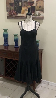 Vestido Charles Chang Lima Sin Mangas Línea A Talla 10 Foto 1 de 4