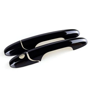 Cubiertas De Manija Brillante Negra Para Fiat 500 595 695 Abarth - Imagen 1 de 16