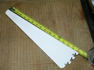 Store or Shop 16" 3 Tab TAP IN WALL SHELF BRACKETS FOR WOOD METAL GLASS SHELVES - Picture 1 of 3