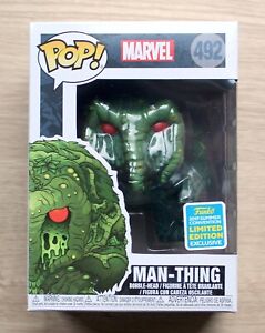 Funko Pop Marvel Man-Thing SDCC + Free Protector