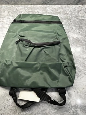 Nuevo Con Etiquetas Raro Vintage Gap Verde Nylon Mochila Ligera Ejército Cremallera Foto 1 de 4