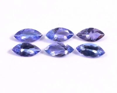 Piedras preciosas sueltas tamaño facetado marquesa 8x4 mm tanzanita natural calibradas 5 piezas Foto 1 de 4