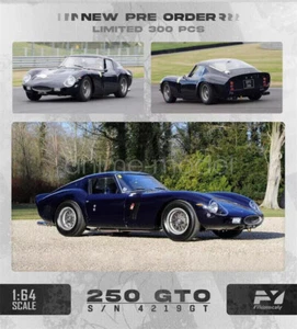 Finclassically FY 1:64 Scale 250 GTO limited300 Diecast Car Gift - Picture 1 of 6
