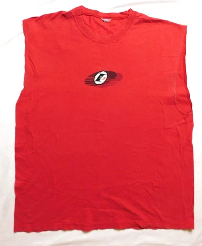 Allen Iverson Vintage Sleeveless Red Workout Shirt SZ XL Cover