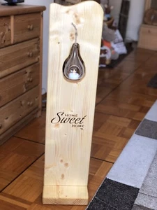 Holz Stele Holzstele Holz Deko Ständer Home Eingang Haustür NEU Handarbeit - Bild 1 von 4