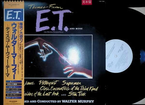 Themes From E.T. & More PROMO ORIGINAL JAPAN + OBI LP 1982 SUPERMAN, STAR TREK - Picture 1 of 7